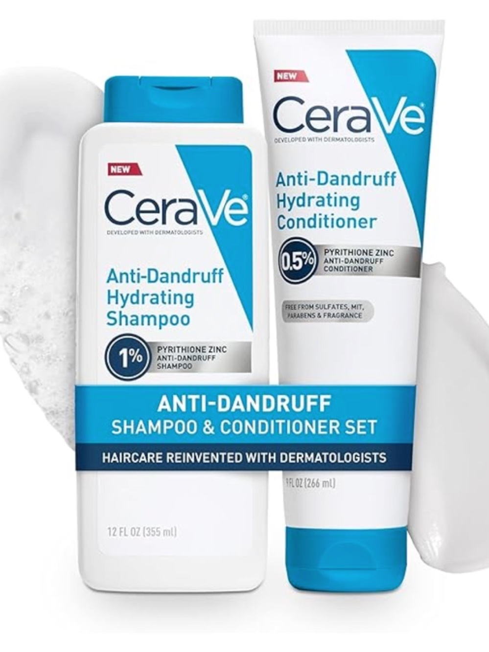 CeraVe Anti-Dandruff Hydrating Shampoo & Conditioner Set